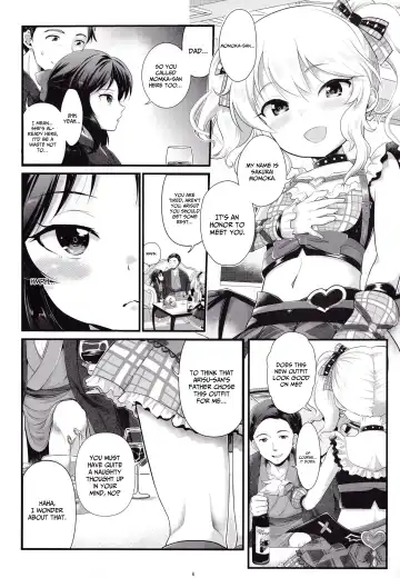 [Tempo Gensui] THE chiDOLM@STER Cinderella Little Girls ~MomoAri Mesugaki Oyako Ecchi SUITE ROOM~ Fhentai - Page 6