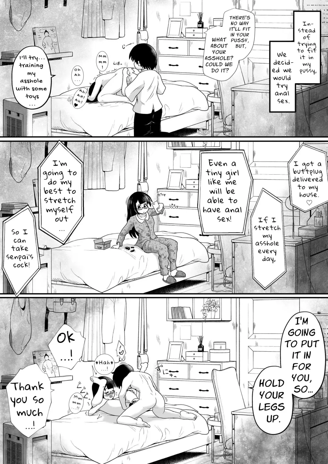 [Neko Daifuku] To Prove She's Girlfriend Material, A Petite Slut Uses ALL Her Holes To Service His Big Dick Fhentai - Page 13