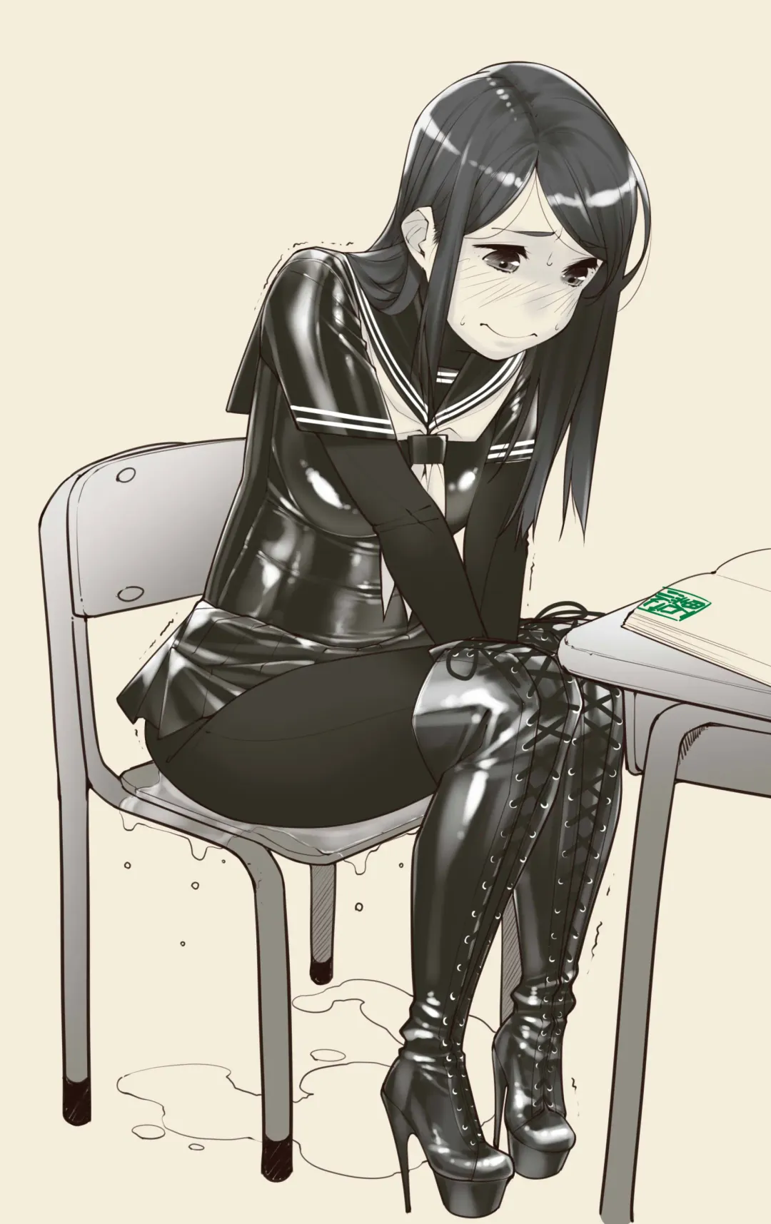 [Kuroishi Ringo] Tekateka seifuku omorashi gakuin Fhentai - Page 2