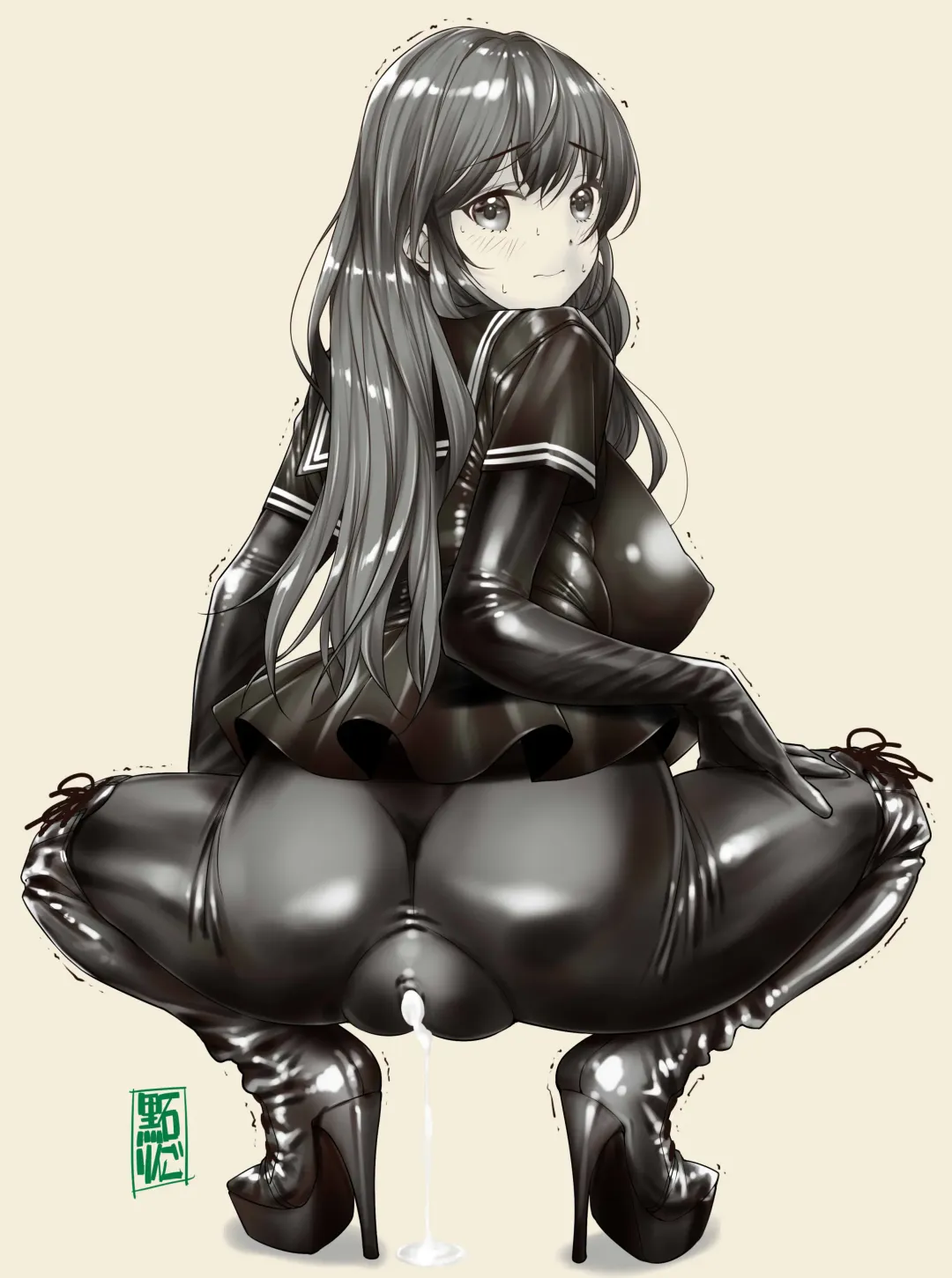 [Kuroishi Ringo] Tekateka seifuku omorashi gakuin Fhentai - Page 32