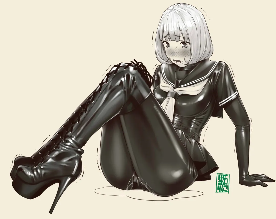 [Kuroishi Ringo] Tekateka seifuku omorashi gakuin Fhentai - Page 9