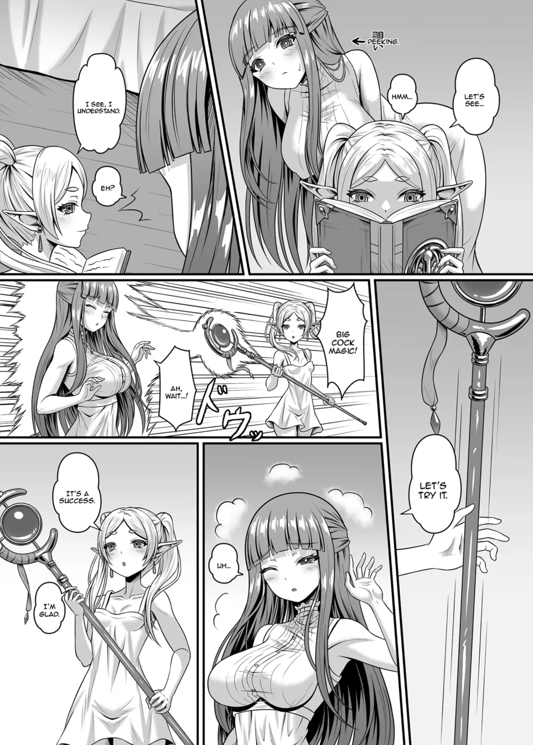 [Tako Seijin] Frieren no Kyokon Mahou | Frieren's Big Dick Magic Fhentai - Page 4