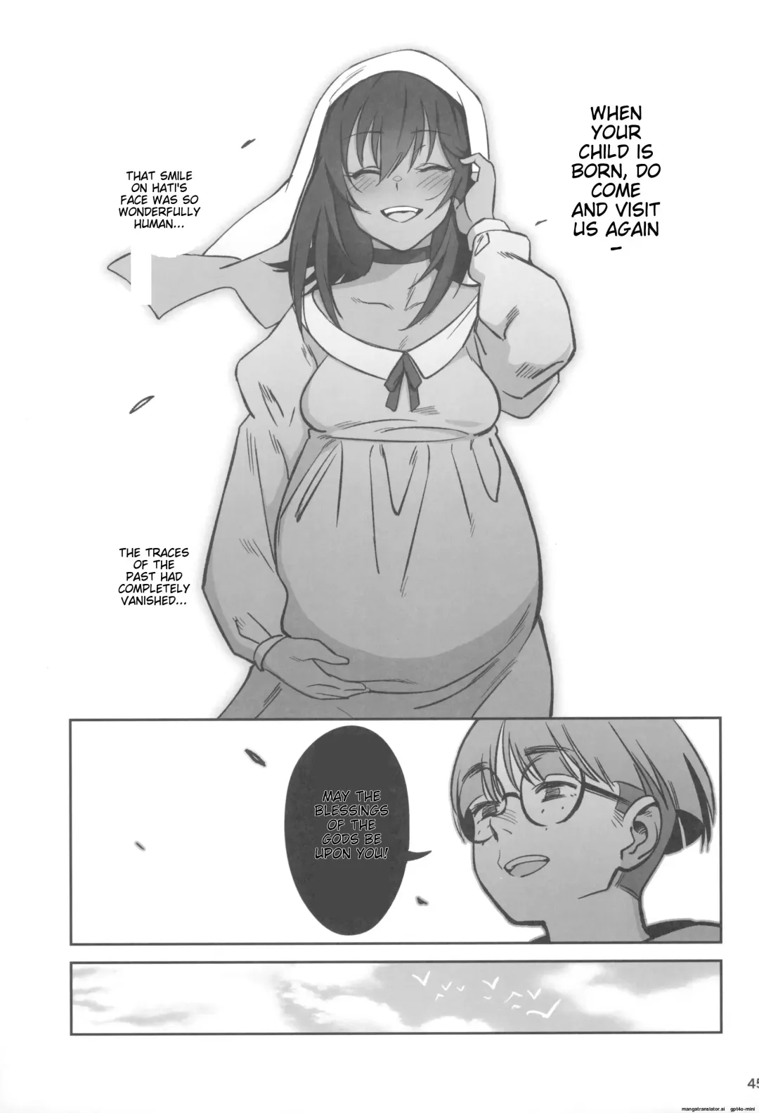 [Okita Ababa] Mori o Mamoru Ookami Shoujo ga Inkou Shisai ni NTRreta Hanashi Fhentai - Page 45