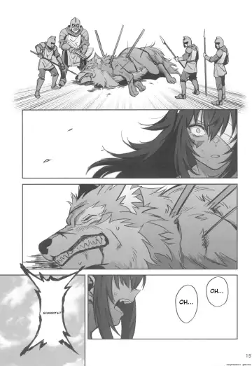 [Okita Ababa] Mori o Mamoru Ookami Shoujo ga Inkou Shisai ni NTRreta Hanashi Fhentai - Page 15