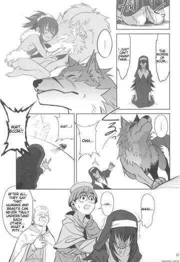[Okita Ababa] Mori o Mamoru Ookami Shoujo ga Inkou Shisai ni NTRreta Hanashi Fhentai - Page 21