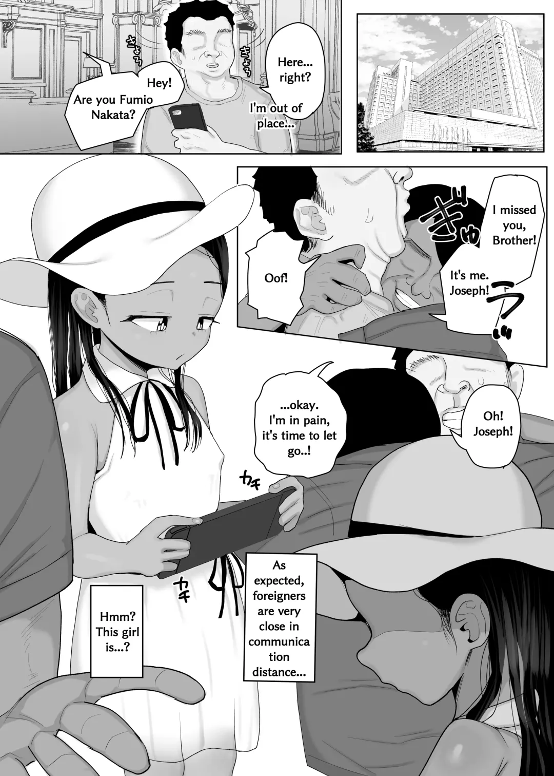 [Genki Tarou] Rainichi shita Kaigai no Yuujin ga Musume to H Sasete Kureta Hanashi | A story about a foreign friend who came to Japan and let me have sex with his daughter Fhentai - Page 3