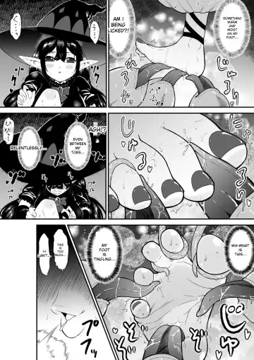 [Bocho Bocho] A story about a witch who thought she was invincible, but was tickled and soaked by tentacles and made to cry. Fhentai - Page 10
