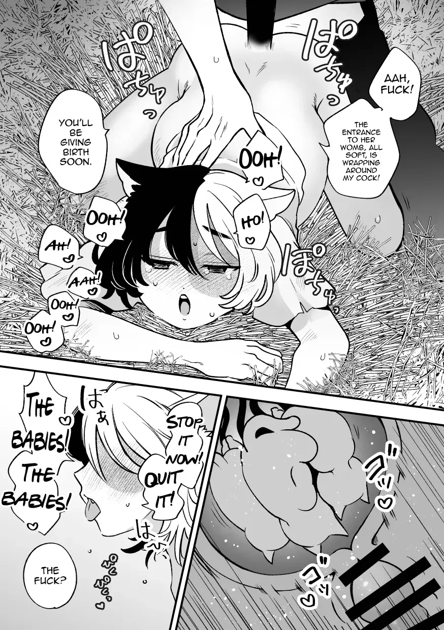 Nora Futanari Kemomimi no Ninshin Fhentai - Page 17
