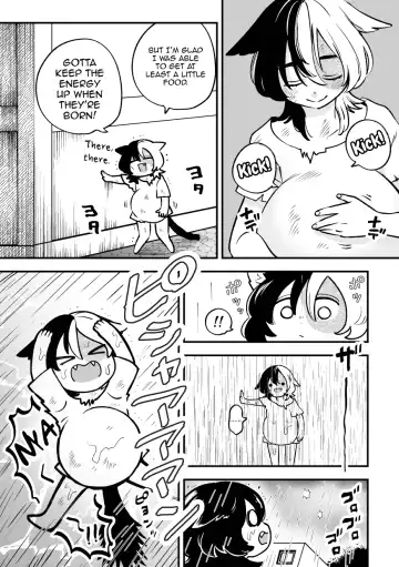 Nora Futanari Kemomimi no Ninshin Fhentai - Page 3