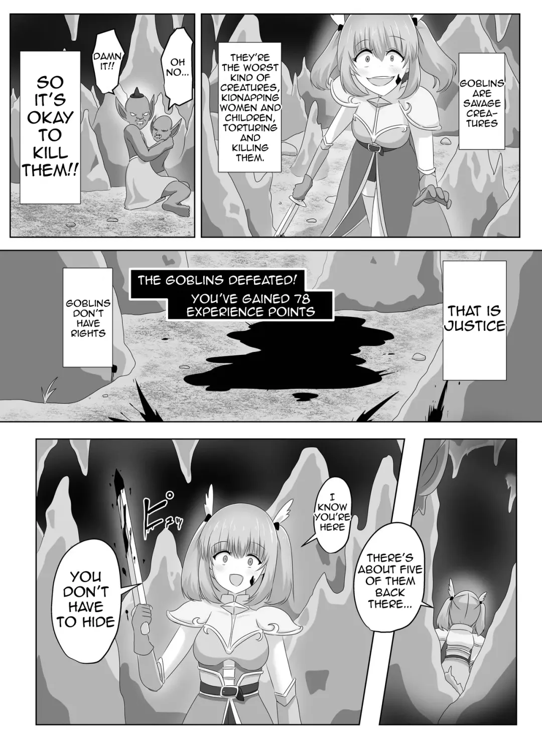 [Hangesho] The Female Knight Who Lost Everything To Goblins Fhentai - Page 10