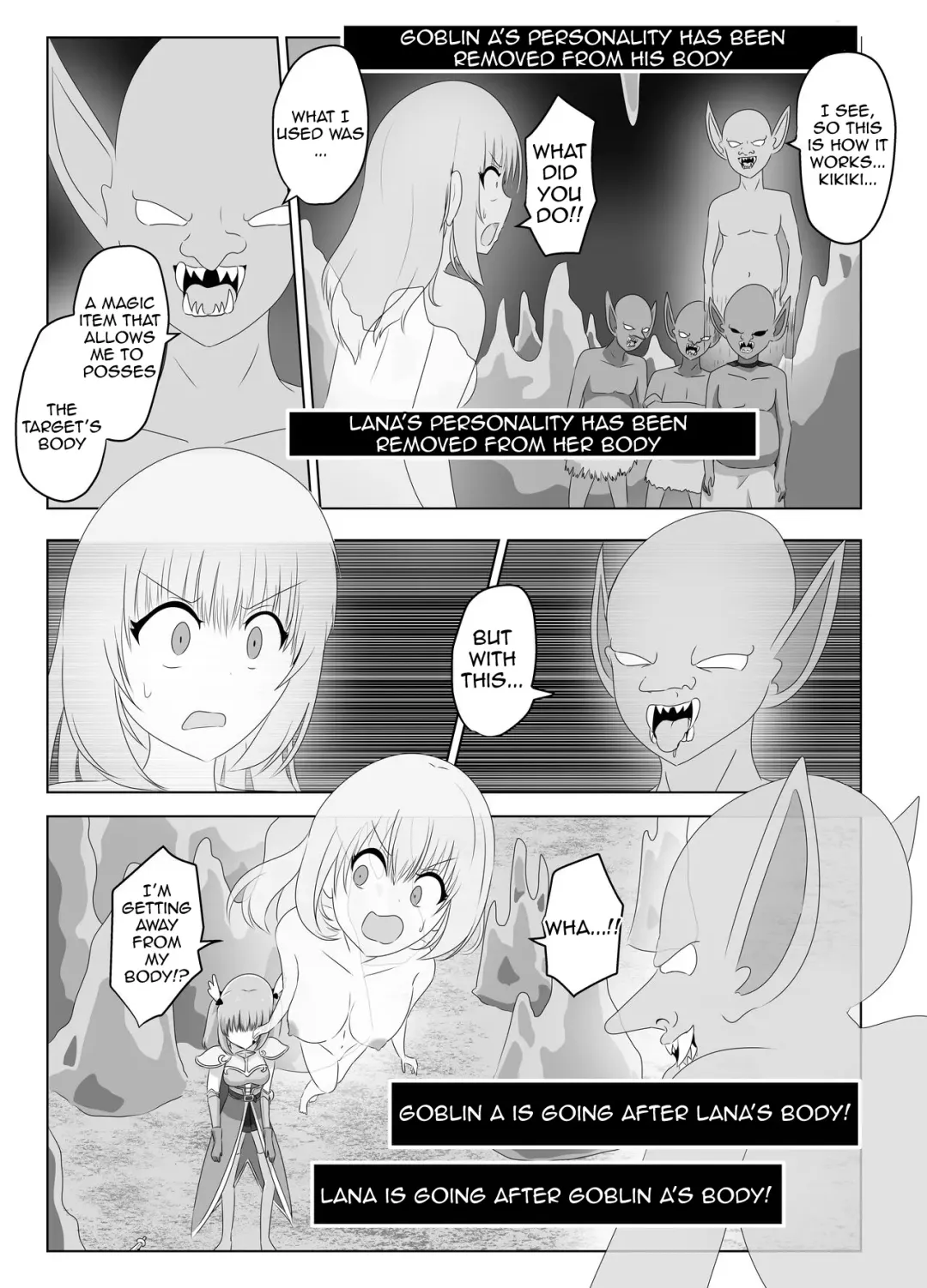 [Hangesho] The Female Knight Who Lost Everything To Goblins Fhentai - Page 15