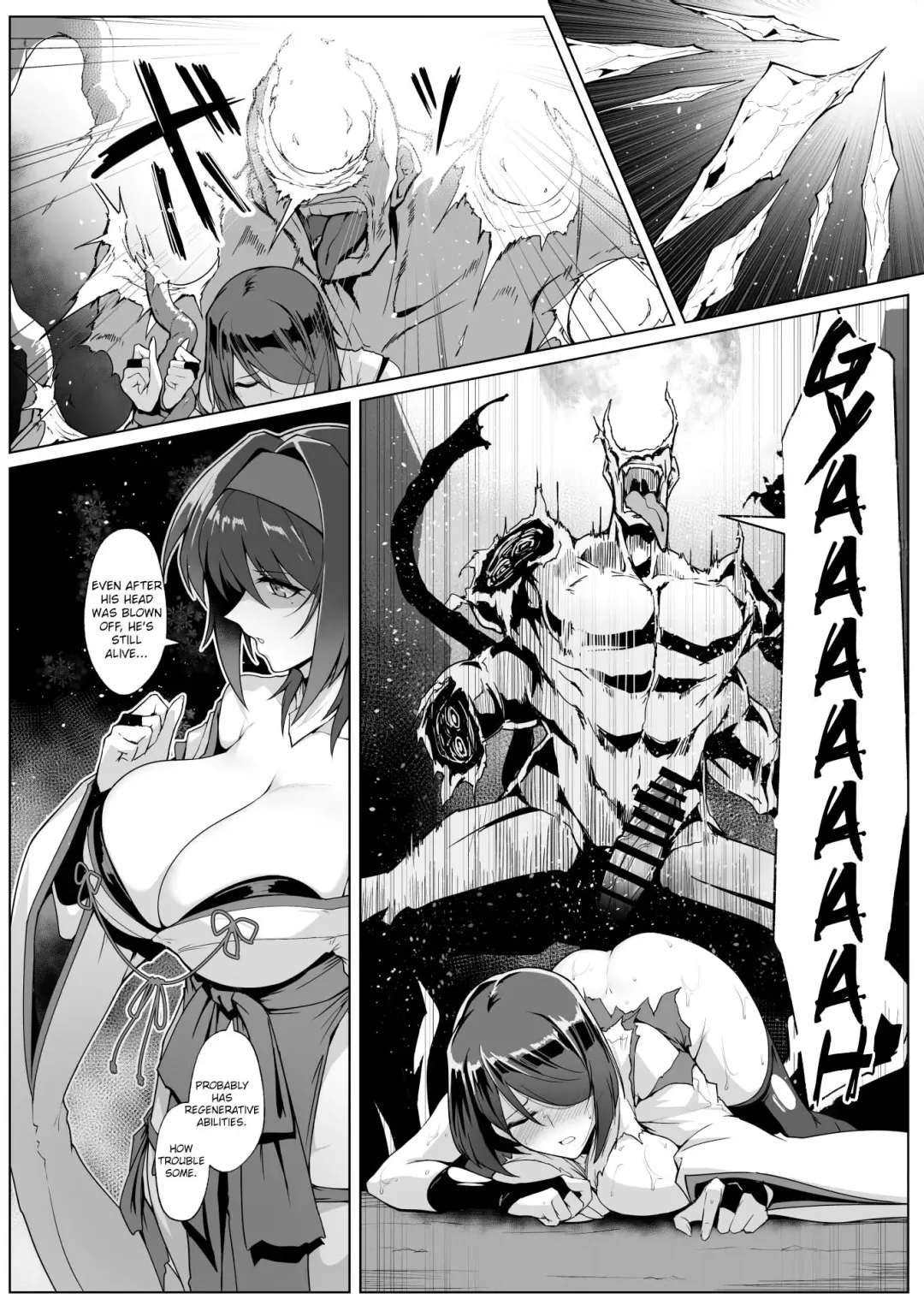 [Halcon] Hama no Miko Ingoku ni Otsu|Exorcist Shrine Maiden~Falling into a Lewd Hell~ Fhentai - Page 5