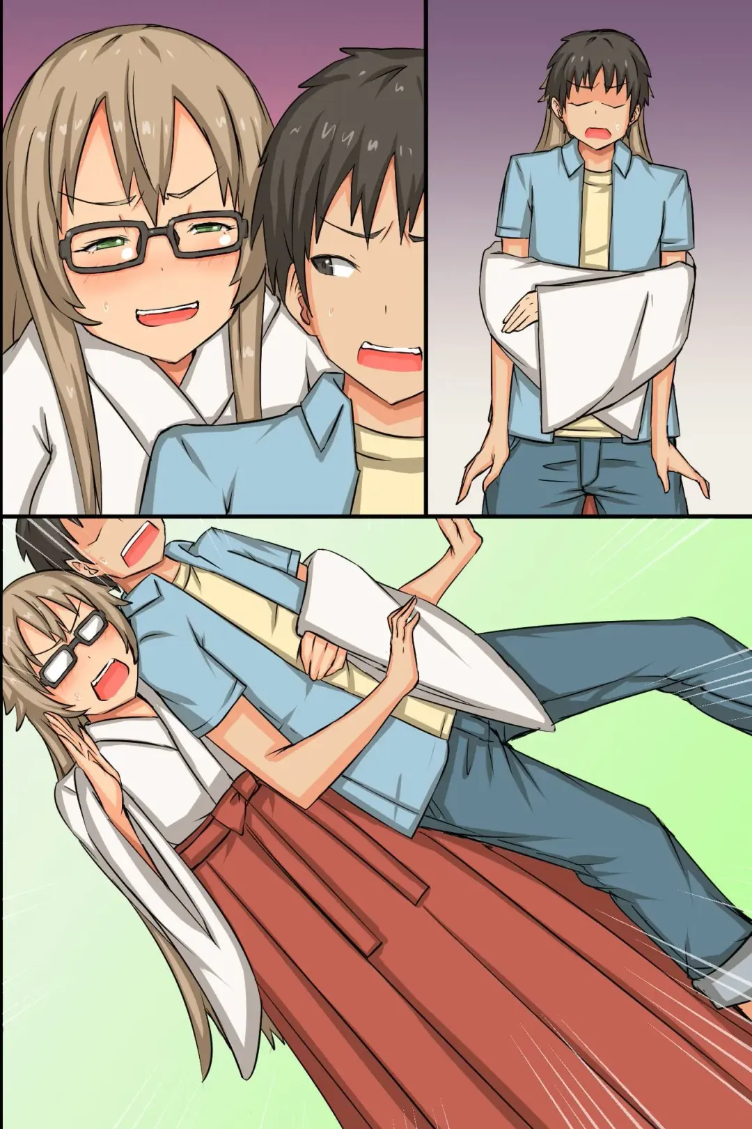 [Roze] Nakadashi Kigan! Harem Jinja ~Ecchi na Miko-san to Sanpai de Iku!~ Fhentai - Page 84