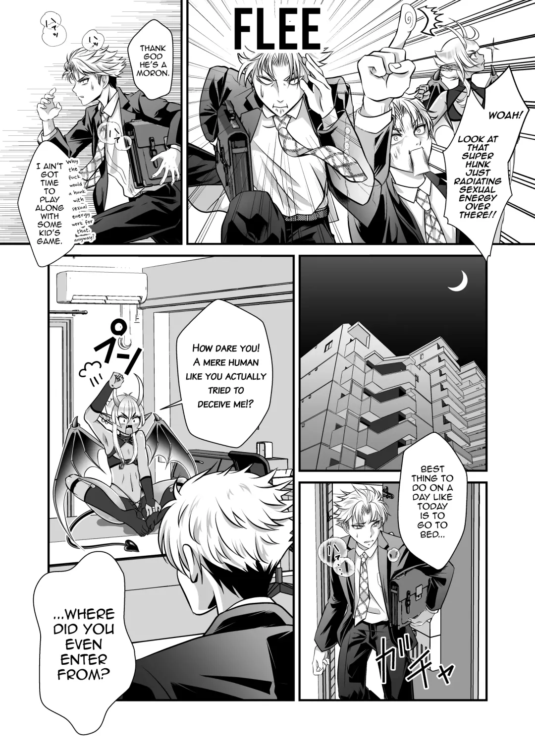 [Kuonji Shutaka] Shukudai de Ningen to Ecchi suru Inma-kun ♂-tachi no Hon: "Inma no Kizoku nara Gakkou no Shukudai nante Rakushou!... na Hazu" Fhentai - Page 6