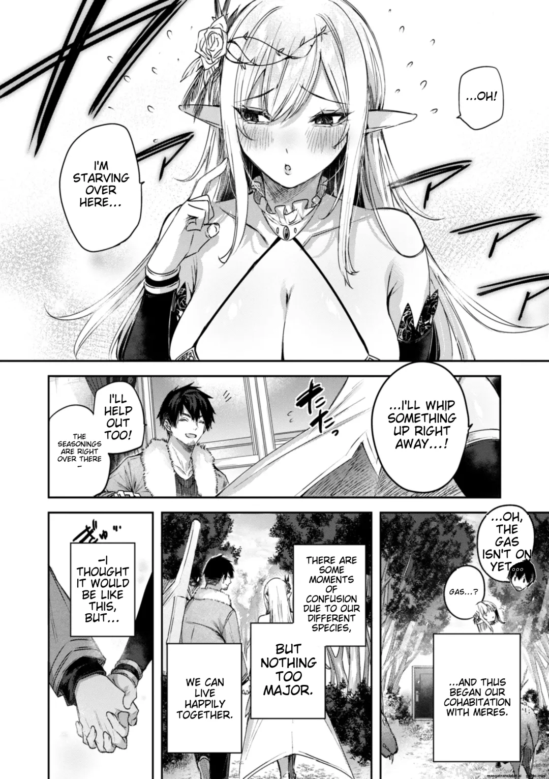 [Kakao] Dokushin Hunter no Deai wa Elf no Mori de | The Single Hunter Meets Girl in The Elven Forest Fhentai - Page 55