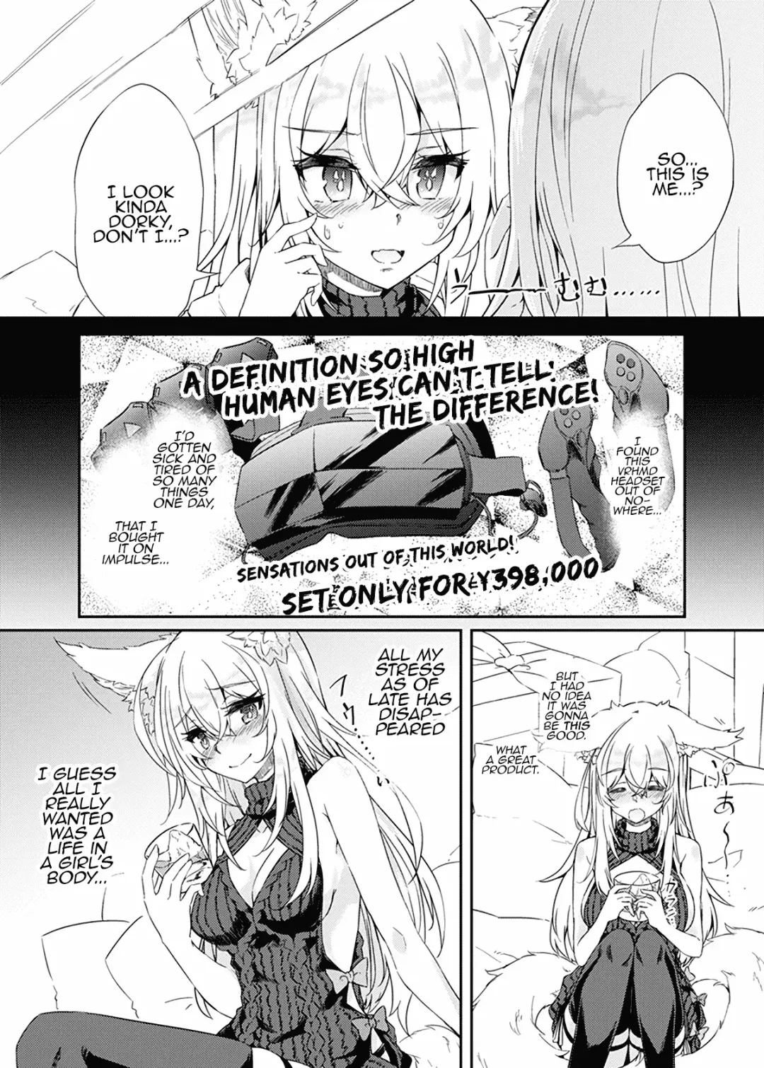 [Amano Chiharu] VR mo Real mo TS Mesu ni Narimashita. | I Became a Girl Both in VR and in IRL [Digital] [English] [MMAG Translations]] Fhentai - Page 3