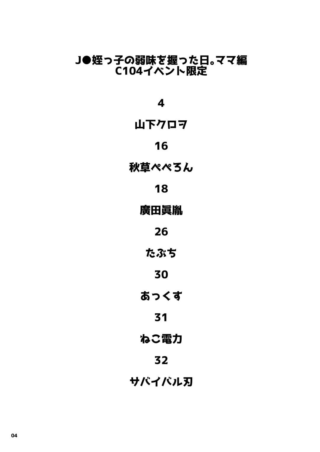 [Yamashita Kurowo] J〇姪っ子の弱味を握った日 ママ編 Fhentai - Page 3