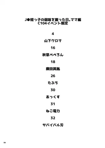 [Yamashita Kurowo] J〇姪っ子の弱味を握った日 ママ編 Fhentai - Page 3