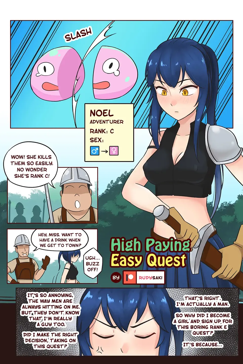 [Rudy Saki] High Paying Easy Quest Fhentai - Page 1