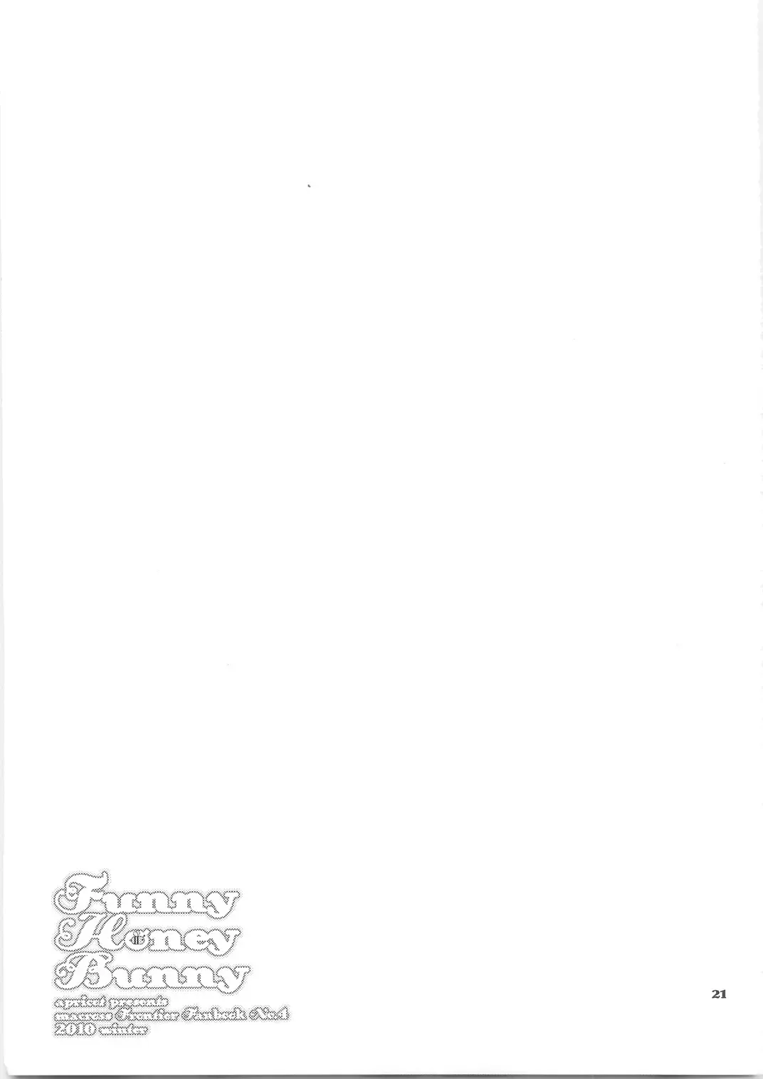 [Anji - Kuroo] Funny Honey Bunny Fhentai - Page 21