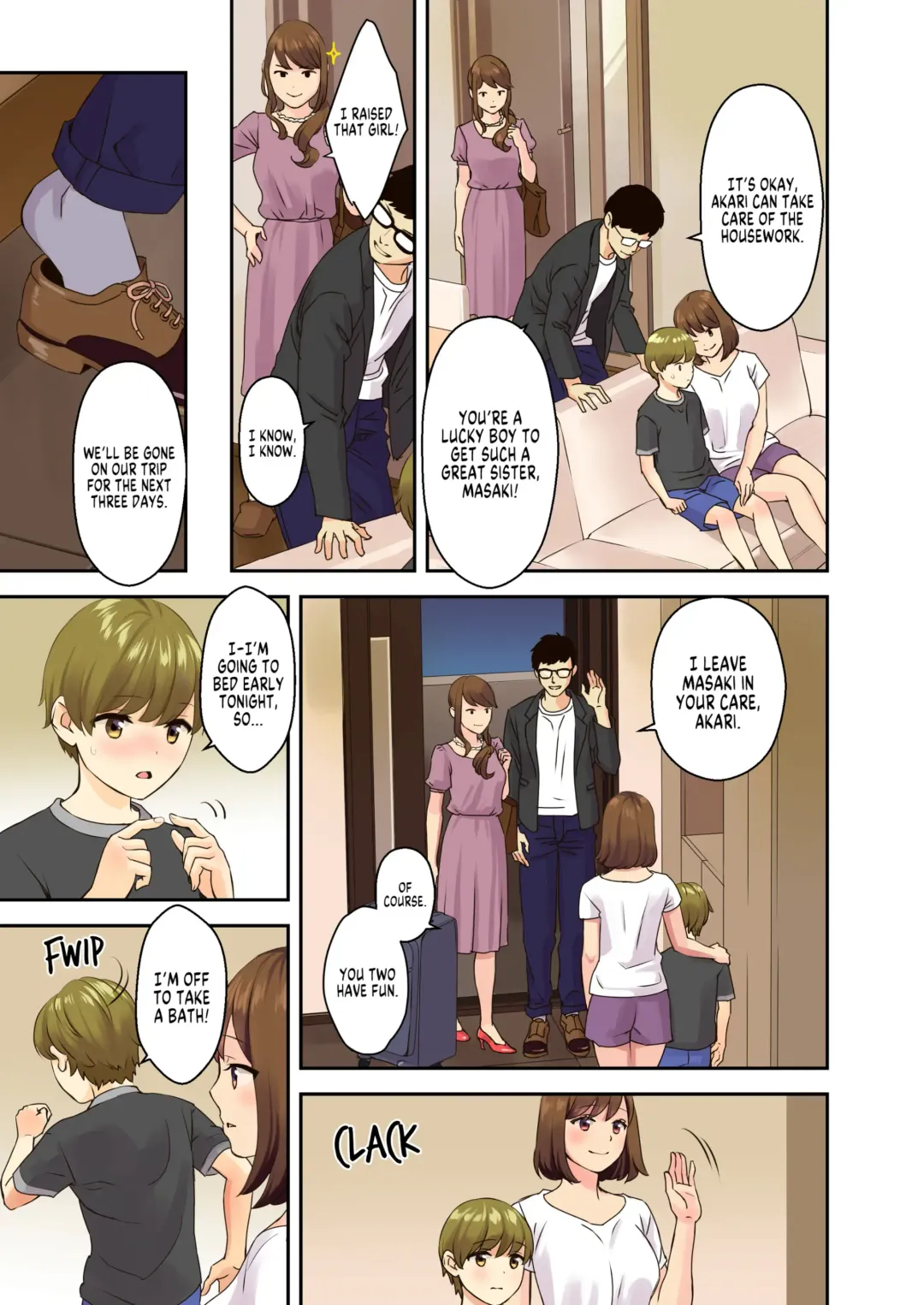 [Oshima Aki] When Dad and Mom Aren't Home | Papa to Mama ga Inai Aida ni... (decensored) Fhentai - Page 3
