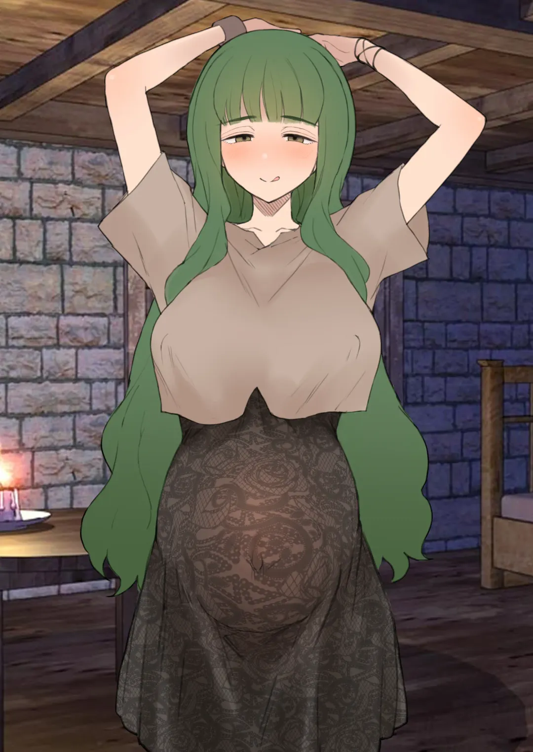 [Terasu Mc] Shujinkou ga Bouken shite iru Aida ni Saisho no Mura de Netorarete iru Mama no Ero RPG Mousou E Fhentai - Page 18