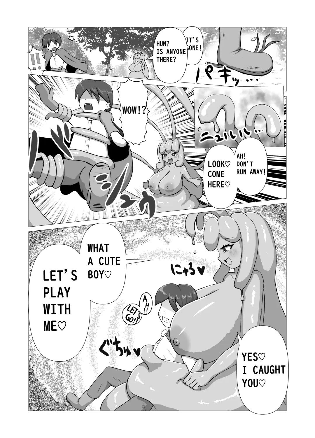 The Adventurer VS Slime Girl Fhentai - Page 6
