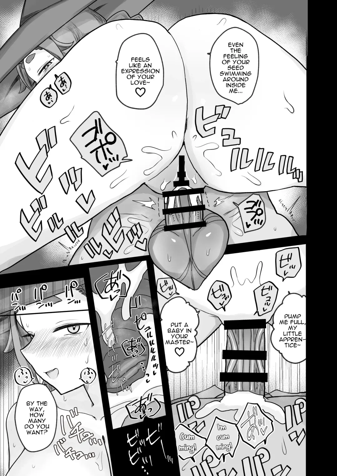 [Amamoru] "Warabe-sotsu Shiken" de Deshi ♂ Kara Seishi o Shiboritoru Deshi Rabu de Kachi Chi Majo Shishō 1000-sai ￪ | 1000 Year Old Witch Cumsqueezes Her Disciple During His Virginity Graduation Exam Fhentai - Page 37