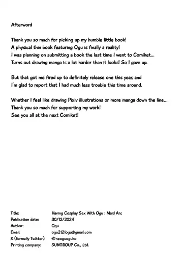 [Neoguoguko] Oggu-chan to Cosplay Ecchi suru Hon Maid Hen | Having Cosplay Sex With Ogu: Maid Arc Fhentai - Page 17