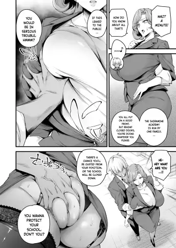 [Nasipasuta] Shiramine Gakuen no Mesubuta Rijichou Zenpen | The sow principal of Shiramine Academy PROLOGUE Fhentai - Page 9