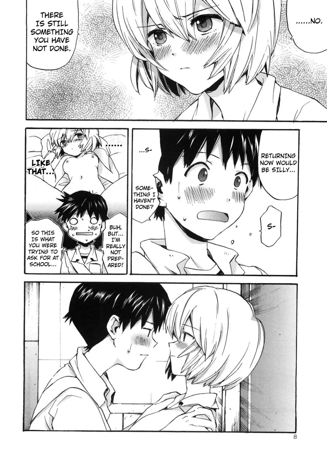 [Nyoriko] Shinji to Ayanami ga Love Love | Love Rei X Shinji (Neon Genesis Evangelion) [English] ==Strange Companions== Fhentai - Page 7