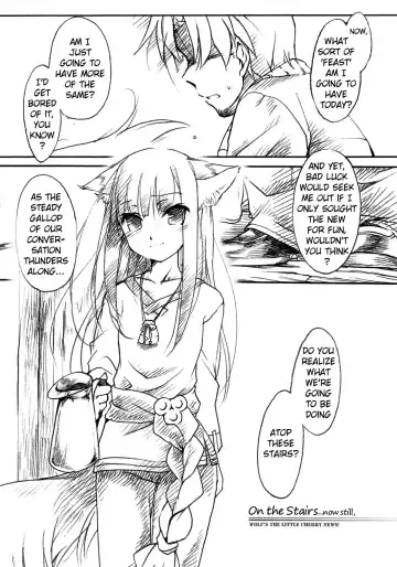 [Ikuta Takanon] Ookami no Chotto H na Hanashi [Wolf and a Little Dirty Chat] (Ookami to Koushinryou [Spice and Wolf]) [English] ==Strange Companions== Fhentai - Page 3
