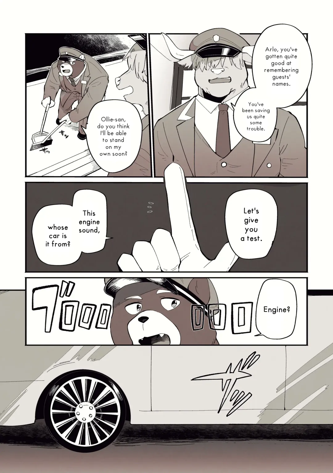 [Saw-chan] Arlo the Bear Doorman and the Mysterious Perfume Fhentai - Page 3