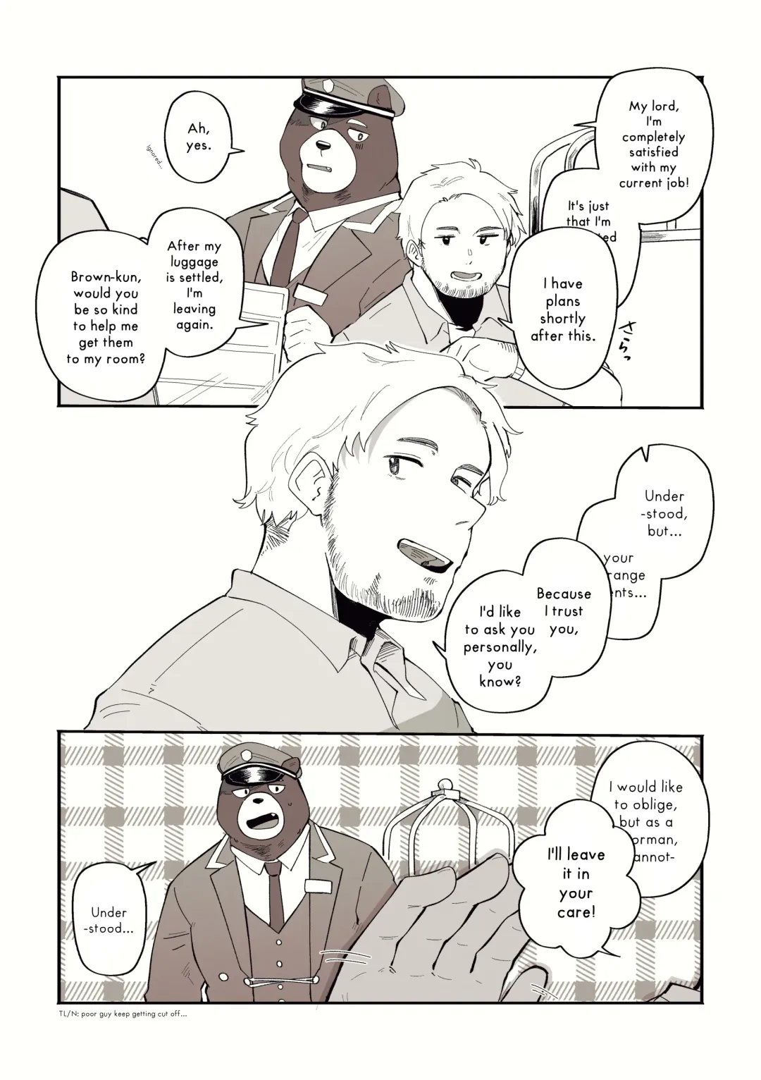 [Saw-chan] Arlo the Bear Doorman and the Mysterious Perfume Fhentai - Page 5