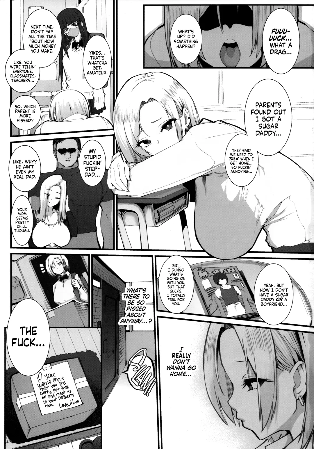 [Armadillo Daiji] Gal Oyako no Egui Kasegikata | Gyaru mother-daughter family business Fhentai - Page 2