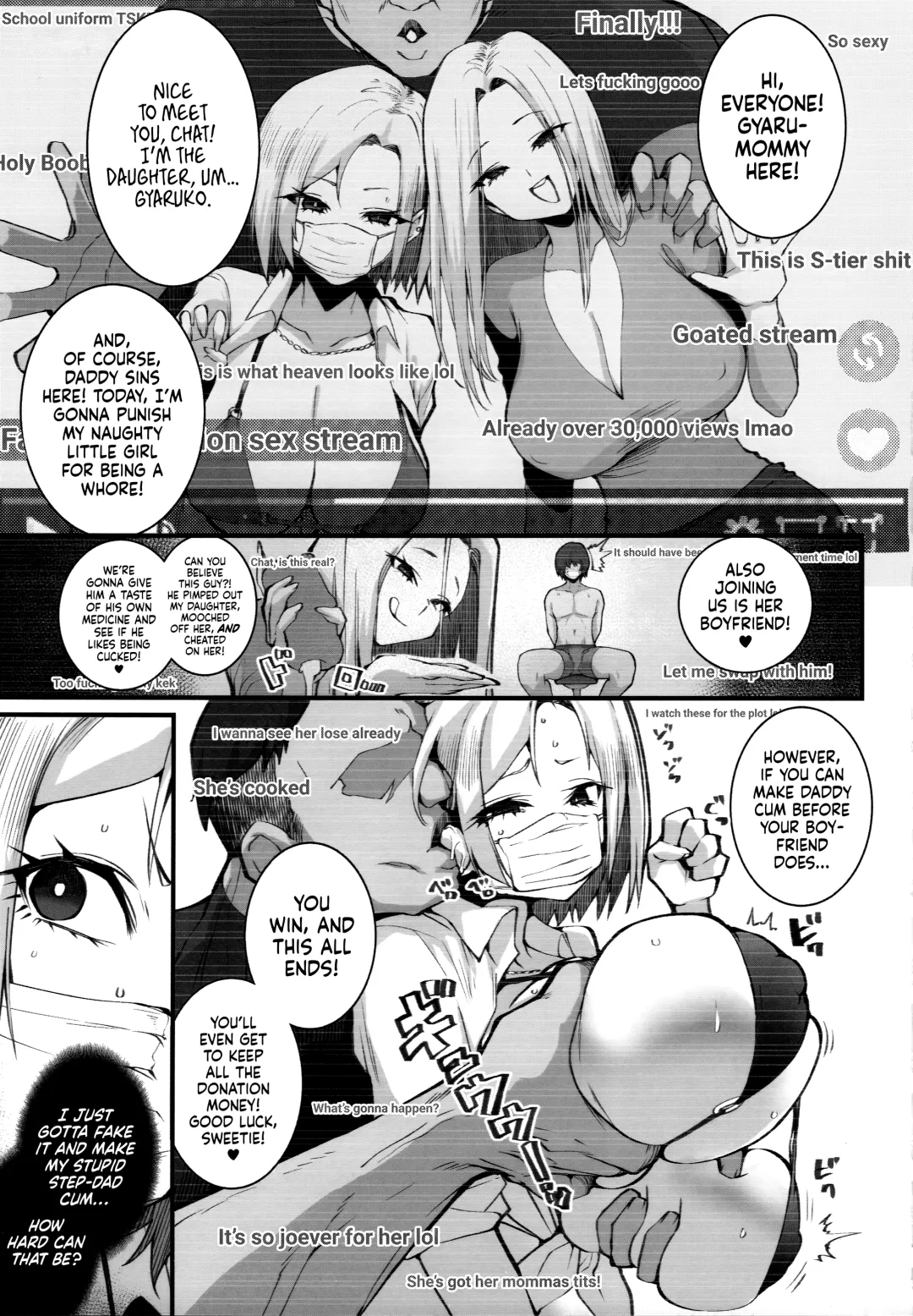 [Armadillo Daiji] Gal Oyako no Egui Kasegikata | Gyaru mother-daughter family business Fhentai - Page 6
