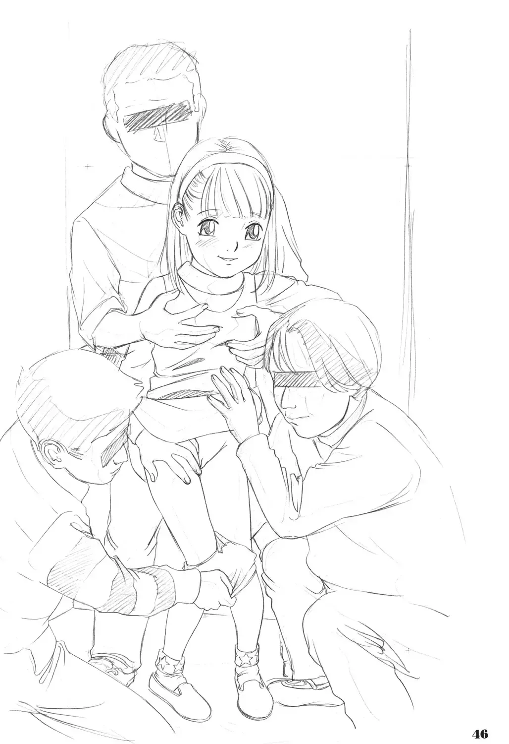 [Hayashibara Hikari] Rakugaki-s Original Shoujo Enpitsu Genga shuu Fhentai - Page 47