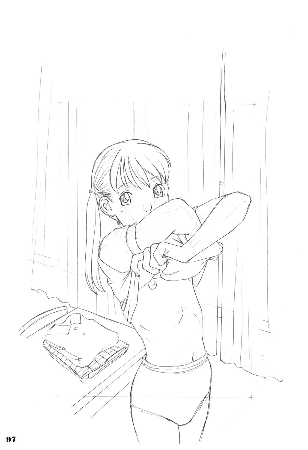 [Hayashibara Hikari] Rakugaki-s Original Shoujo Enpitsu Genga shuu Fhentai - Page 98