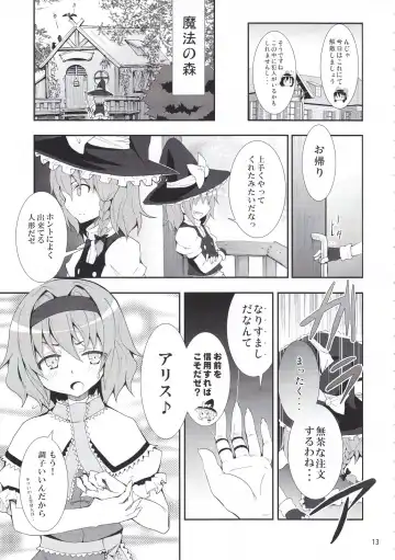 [Kishiri Toworu] Kirisame Marisa no Yuuutsu Fhentai - Page 13