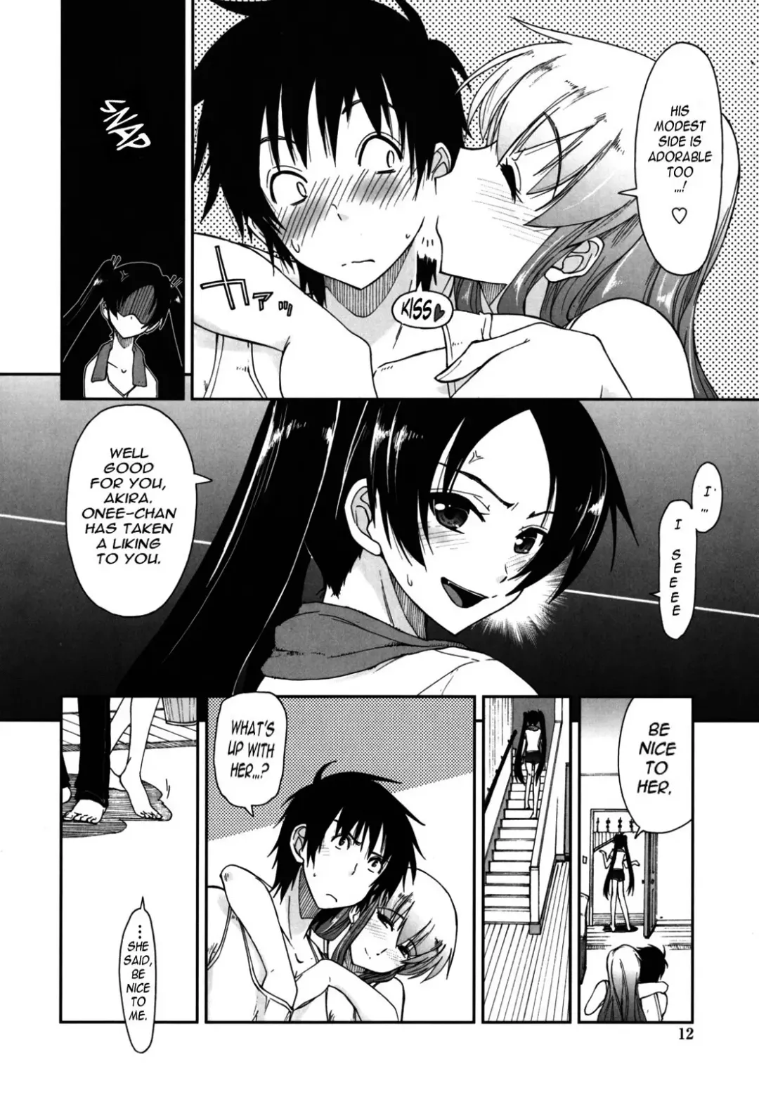 [Kamino Ryu-ya] Mozaiku X Sanshimai Ch. 1+7-9 v2 (decensored) Fhentai - Page 13