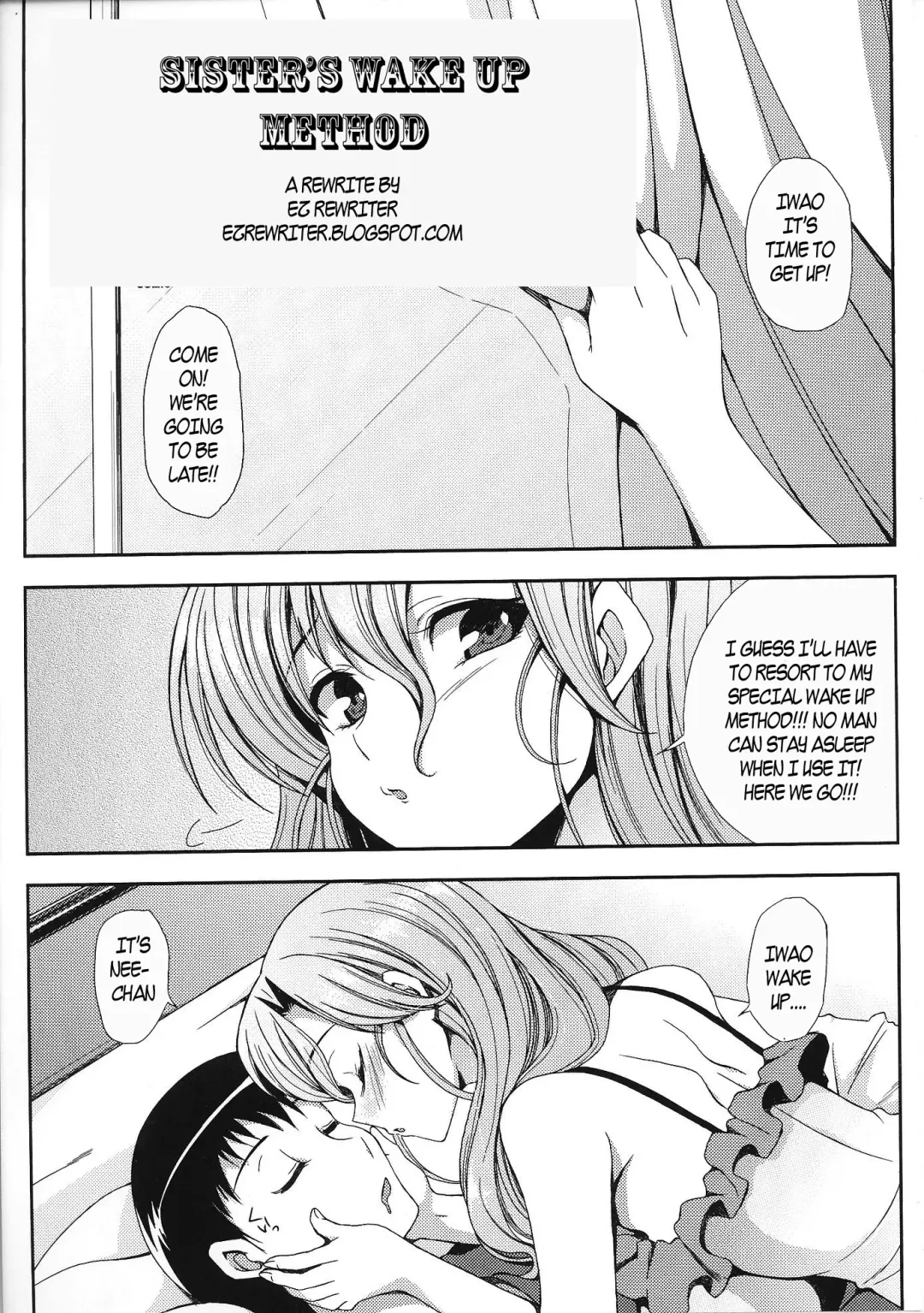 [Ichimai Ugou] Sister's Wake Up Method Fhentai - Page 1