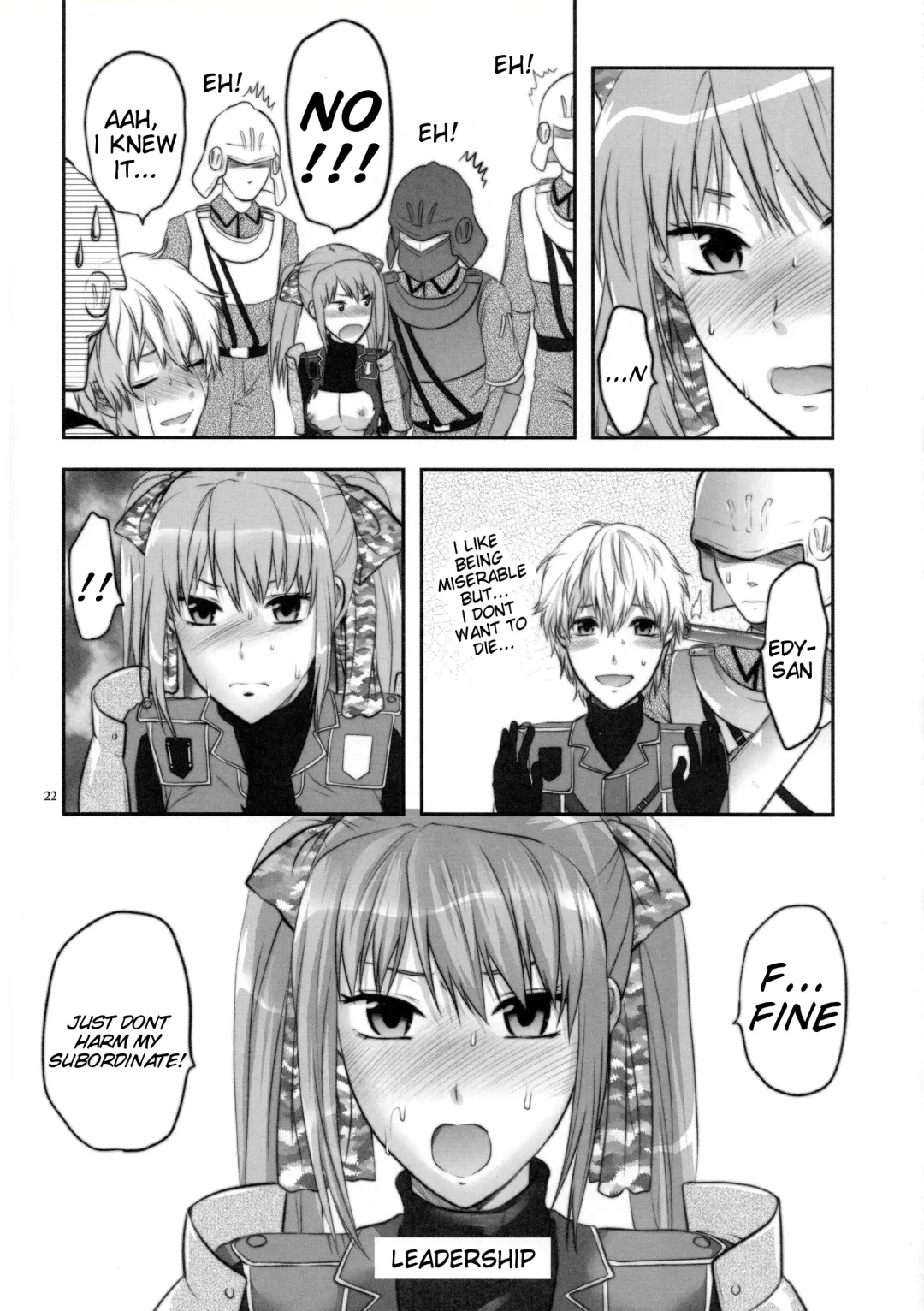 [Yuzuki N Dash] Senjou no Tsundere Buntaichou | The Tsundere Squad Commander of the Battlefield Fhentai.net - Page 22