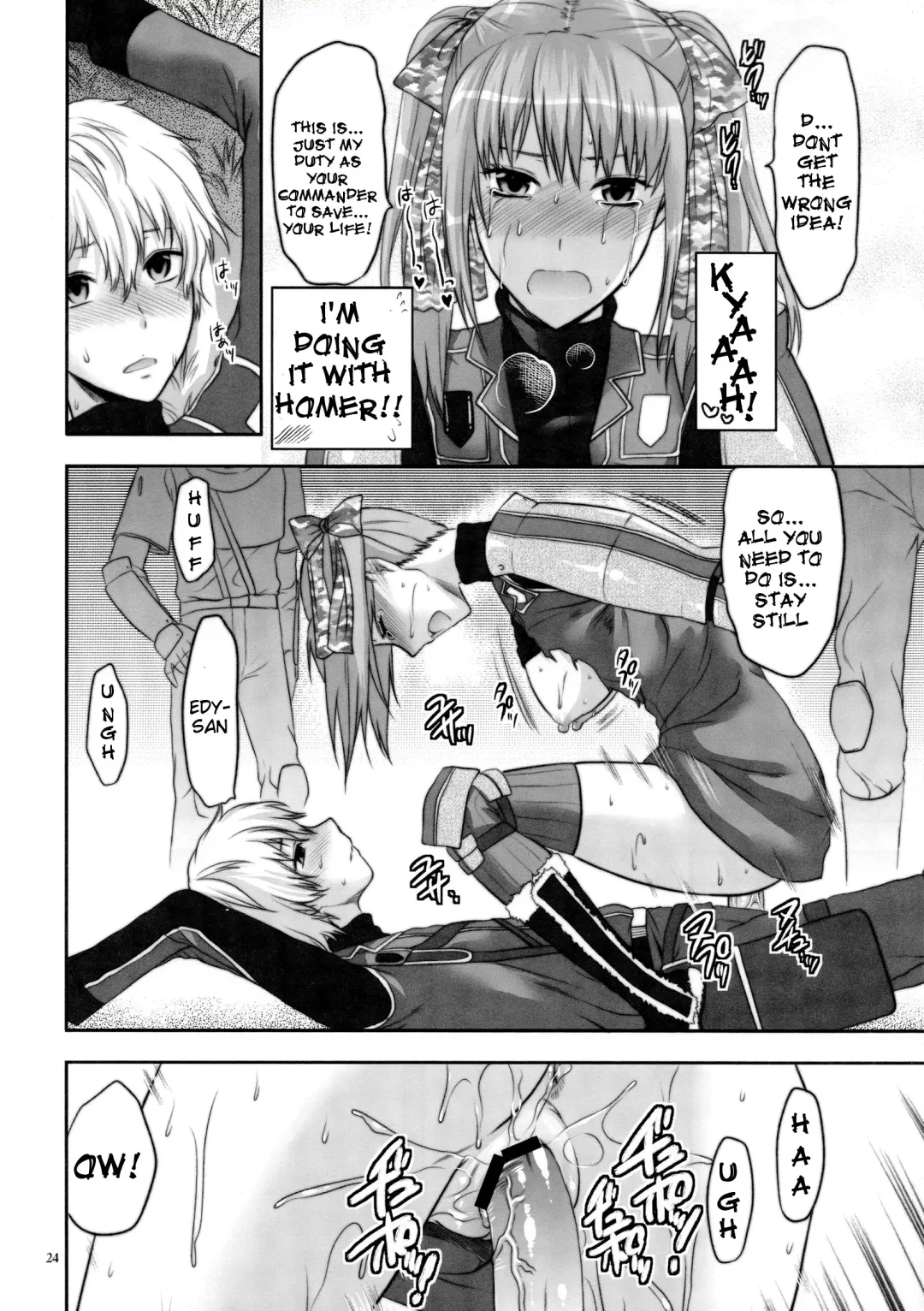 [Yuzuki N Dash] Senjou no Tsundere Buntaichou | The Tsundere Squad Commander of the Battlefield Fhentai.net - Page 24