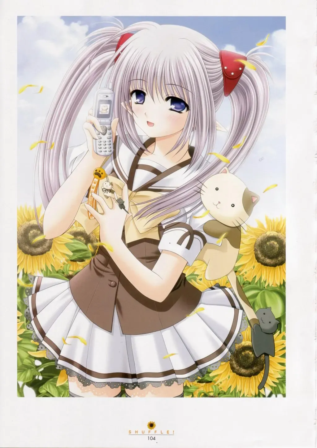 [Nishimata Aoi - Suzuhira Hiro] SHUFFLE! Visual Fan Book Fhentai - Page 105