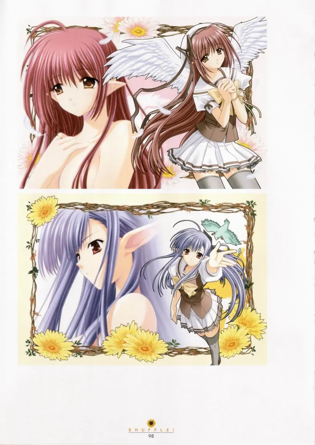 [Nishimata Aoi - Suzuhira Hiro] SHUFFLE! Visual Fan Book Fhentai - Page 99