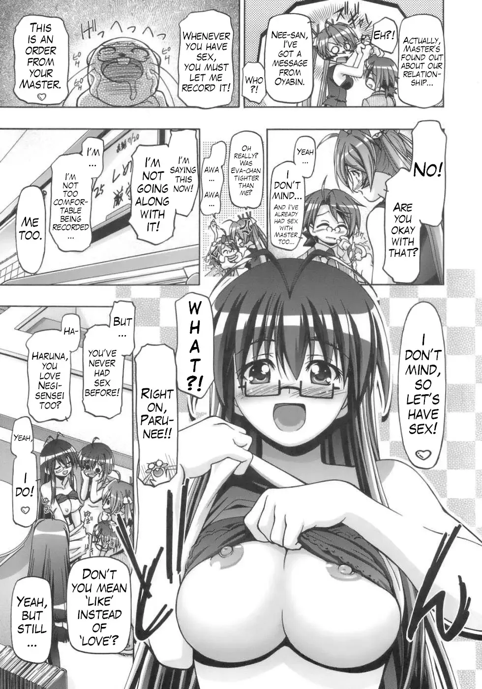 [Kousaka Jun] Mahora Gakuen Tyuutoubu 3-A 3 Jikanme Negi X Haruna Fhentai - Page 4
