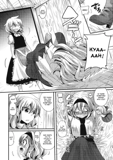 [Doumou] Yuuka ga do S de Alice ga M de | Yuuka is a Sadist, While Alice is a Masochist Fhentai - Page 8