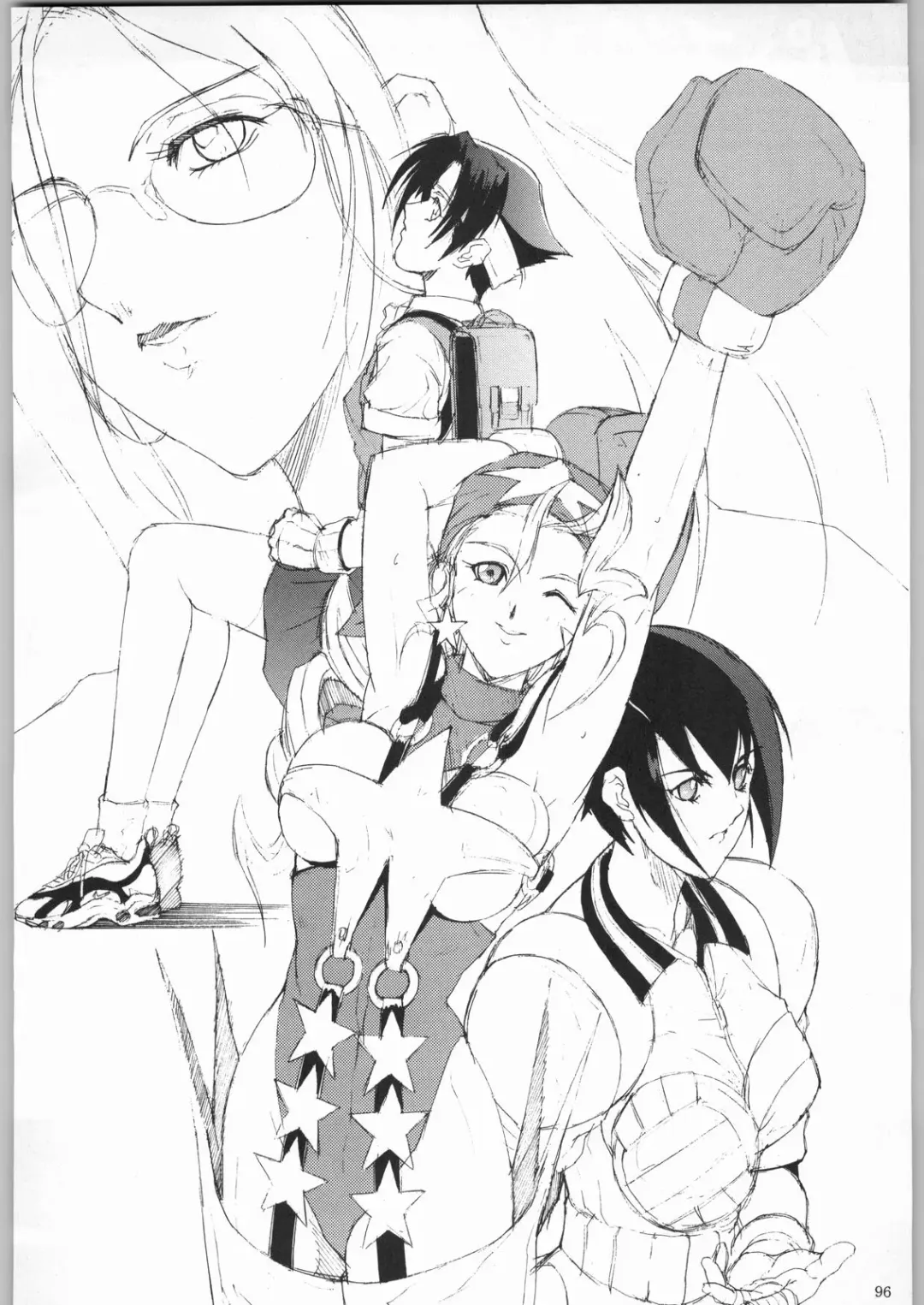 [Tsukasa Jun - Youtou Sadamitsu] Shinkuu Tatsumaki Tokkibutsu Fhentai - Page 95