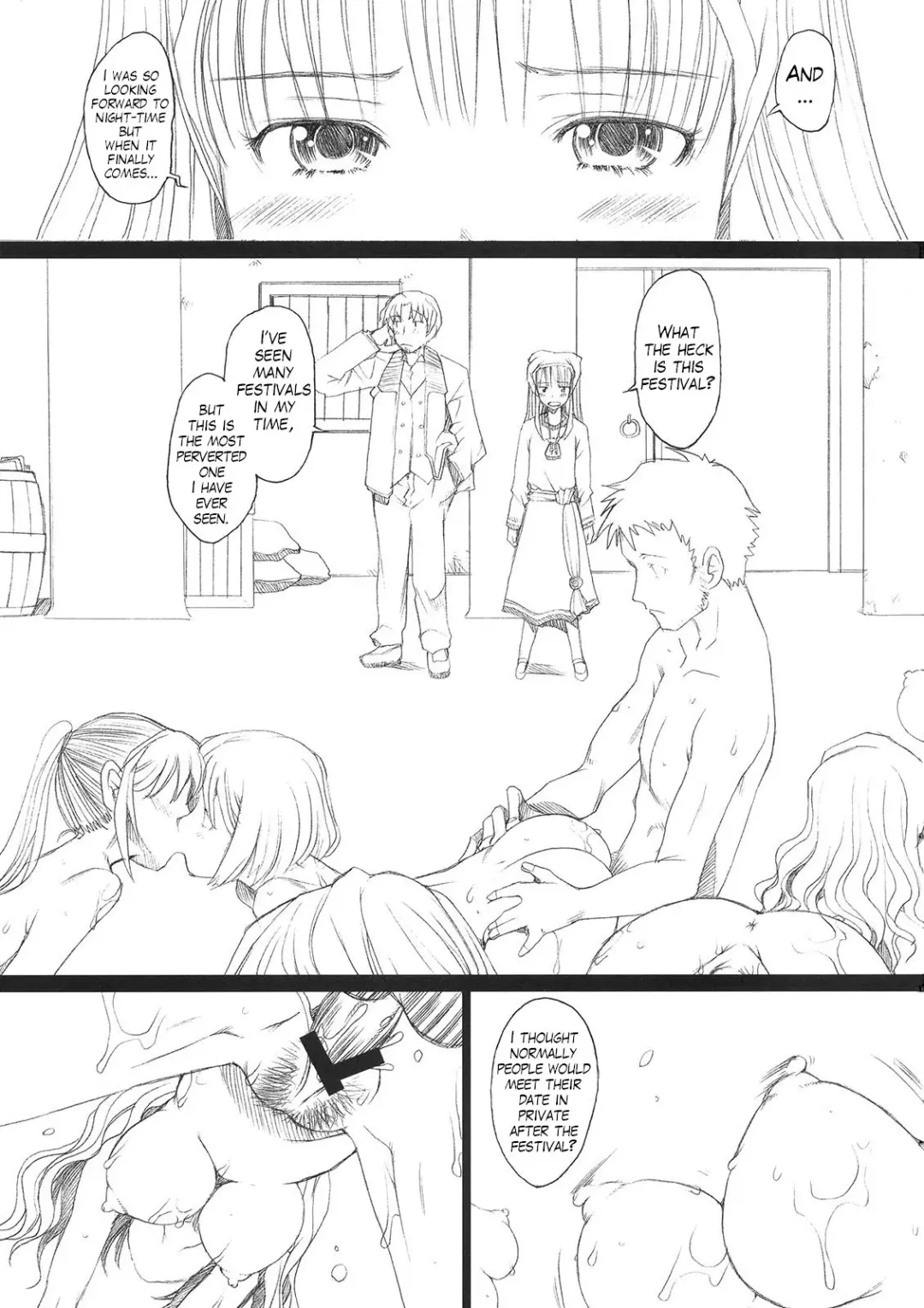 [Sakai Hamachi] Ai ga Horohoro -Okami to Muramatsuri- Fhentai - Page 4