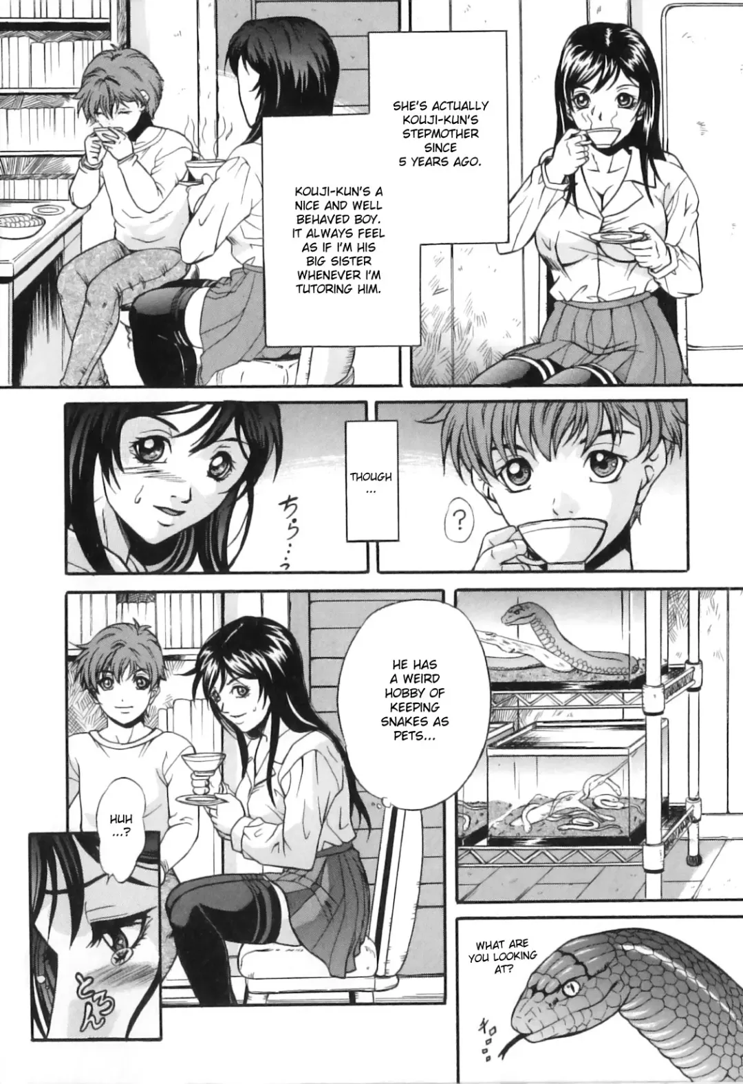 [Shizuki Shinra] Karamitsuku Kairaku | Slithering Pleasure Fhentai - Page 4